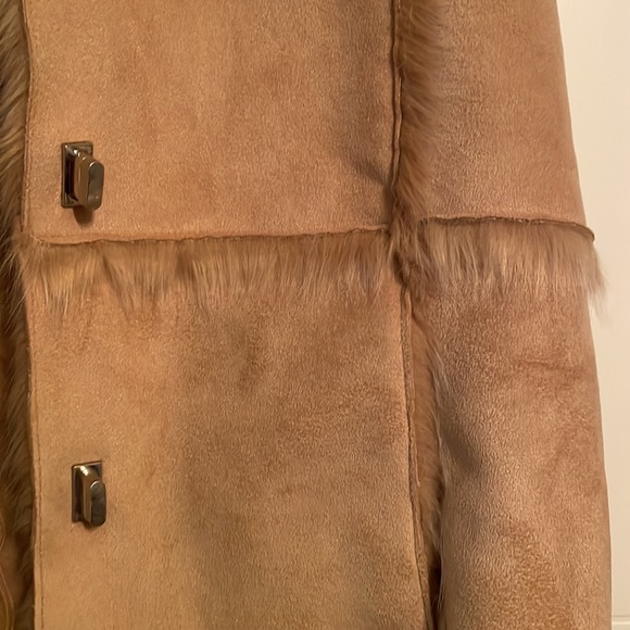 Faux fur /suede vest - Picture 6 of 7